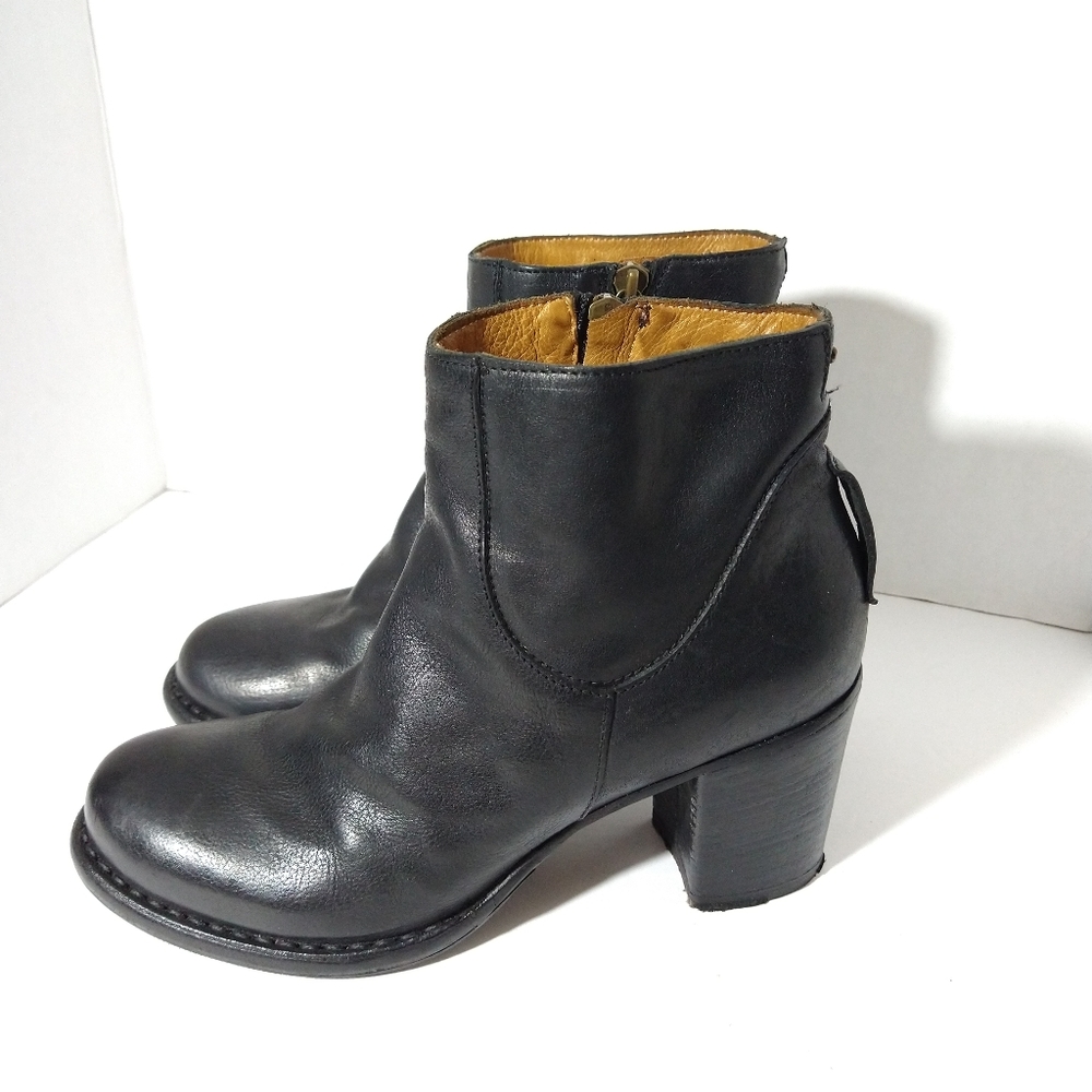 Fiorentini + Baker Black Leather Booties